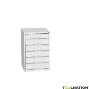 Bott 16925014.16 Verso armoire à tiroirs 525x550x800mm 6 tiroirs RAL 7035